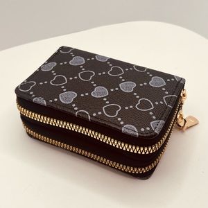 Mini Wallet for women double zipper design